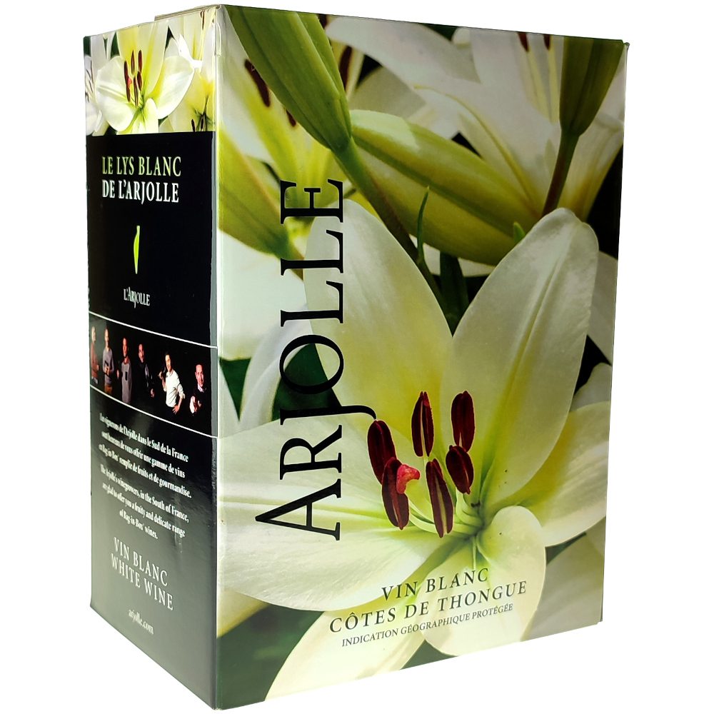 IGP Côtes de Thongue Le Lys Blanc de L'Arjolle BIB 5L Domaine de L'Arjolle